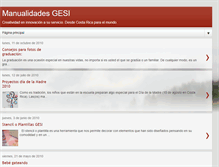 Tablet Screenshot of manualidades-gesi.blogspot.com