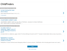 Tablet Screenshot of childfinders.blogspot.com