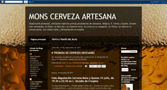 Desktop Screenshot of cervezamons.blogspot.com