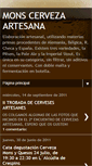 Mobile Screenshot of cervezamons.blogspot.com