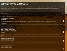 Tablet Screenshot of cervezamons.blogspot.com