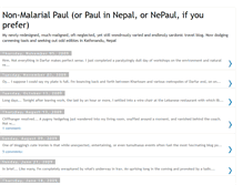 Tablet Screenshot of nonmalarialpaul.blogspot.com