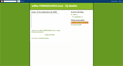 Desktop Screenshot of dj-abelito.blogspot.com