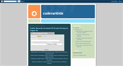 Desktop Screenshot of cudevaribide.blogspot.com