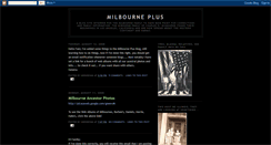 Desktop Screenshot of milbourneplus.blogspot.com