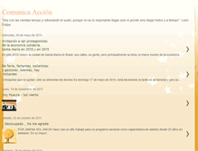 Tablet Screenshot of comunicaacciones.blogspot.com