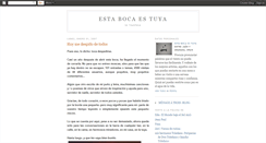 Desktop Screenshot of estabocaestuya.blogspot.com