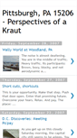 Mobile Screenshot of pittsburghkraut.blogspot.com