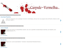 Tablet Screenshot of carpulevermelha.blogspot.com