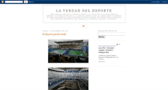 Desktop Screenshot of laverdaddeldeporte.blogspot.com