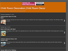 Tablet Screenshot of childroomdecor.blogspot.com