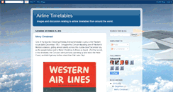 Desktop Screenshot of airlinetimetableblog.blogspot.com