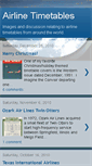 Mobile Screenshot of airlinetimetableblog.blogspot.com