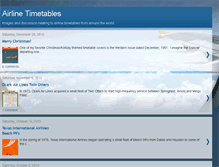 Tablet Screenshot of airlinetimetableblog.blogspot.com