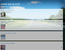 Tablet Screenshot of coisasqueeujafiz.blogspot.com
