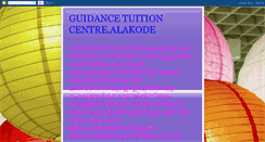 Desktop Screenshot of guidancetuitioncentre.blogspot.com