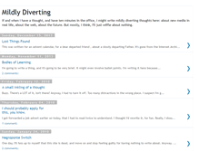 Tablet Screenshot of mildlydiverting.blogspot.com