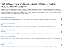 Tablet Screenshot of koora-algerie.blogspot.com