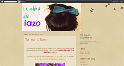 Desktop Screenshot of lachicadelazo.blogspot.com