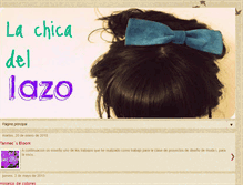 Tablet Screenshot of lachicadelazo.blogspot.com