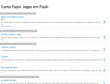 Tablet Screenshot of comofazerjogosemflash.blogspot.com