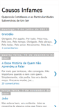Mobile Screenshot of causosinfames.blogspot.com