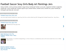 Tablet Screenshot of footballsoccersexygirls.blogspot.com