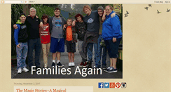 Desktop Screenshot of familiesagain.blogspot.com