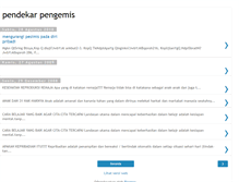 Tablet Screenshot of pendekarpengemis.blogspot.com