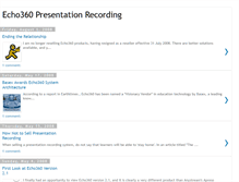 Tablet Screenshot of echo360.blogspot.com