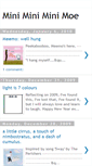 Mobile Screenshot of miniminiminimoe.blogspot.com