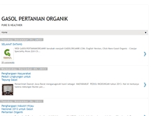 Tablet Screenshot of gasolpertanianorganik.blogspot.com