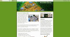Desktop Screenshot of kevinandgames.blogspot.com