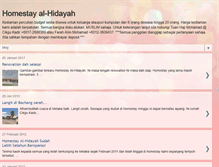 Tablet Screenshot of homestayalhidayah.blogspot.com