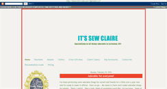 Desktop Screenshot of itssewclaire.blogspot.com