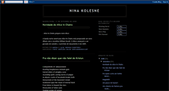 Desktop Screenshot of ninakolesne.blogspot.com