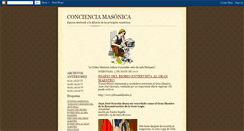 Desktop Screenshot of concienciamasonica.blogspot.com