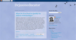 Desktop Screenshot of dcjasoneducator.blogspot.com