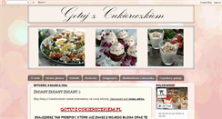 Desktop Screenshot of gotujzcukiereczkiem.blogspot.com