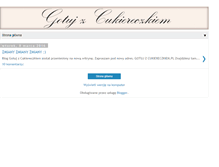 Tablet Screenshot of gotujzcukiereczkiem.blogspot.com