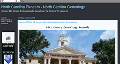 Desktop Screenshot of northcarolinapioneers.blogspot.com