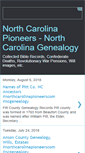 Mobile Screenshot of northcarolinapioneers.blogspot.com