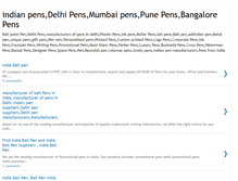 Tablet Screenshot of indianpens.blogspot.com