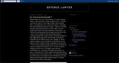 Desktop Screenshot of defenselawyer-info.blogspot.com