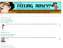 Tablet Screenshot of feelingnosey.blogspot.com