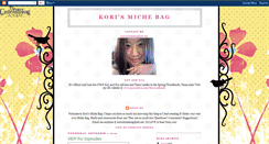 Desktop Screenshot of korismichebag.blogspot.com