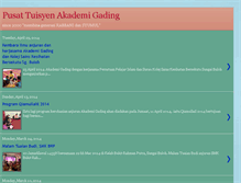 Tablet Screenshot of akademigading.blogspot.com
