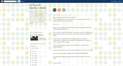 Desktop Screenshot of leblogdemadili.blogspot.com