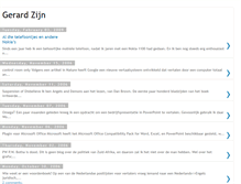 Tablet Screenshot of gerardzijn.blogspot.com