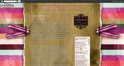 Desktop Screenshot of madamoisellev2.blogspot.com